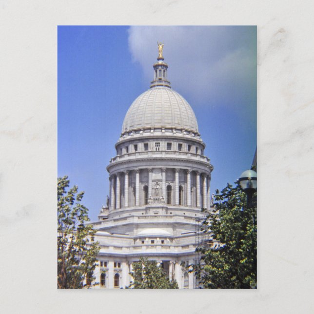 Carte Postale Capitale du Wisconsin (Devant)