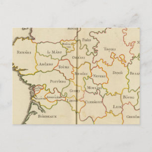 Carte Postale Capitales de France
