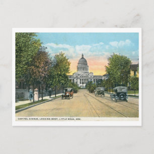 Carte Postale Capitol Ave, Little Rock, AR Vintage