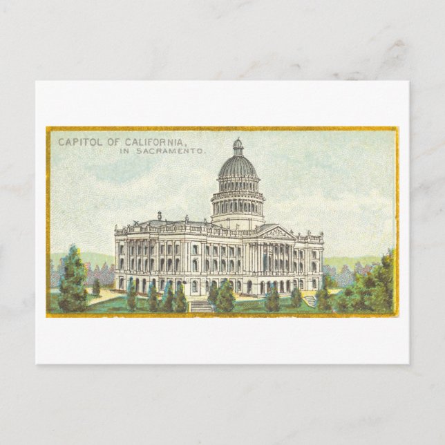 Carte Postale Capitol Building à Sacramento, Californie, (Devant)