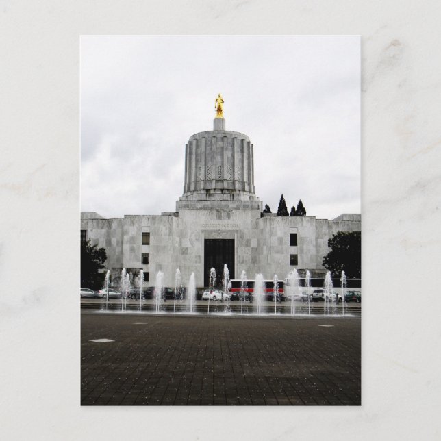 Carte Postale Capitol de l'Oregon (Devant)