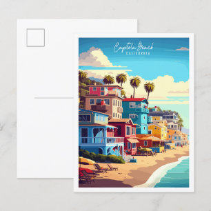 Carte Postale Capitola Beach California USA voyage vintage