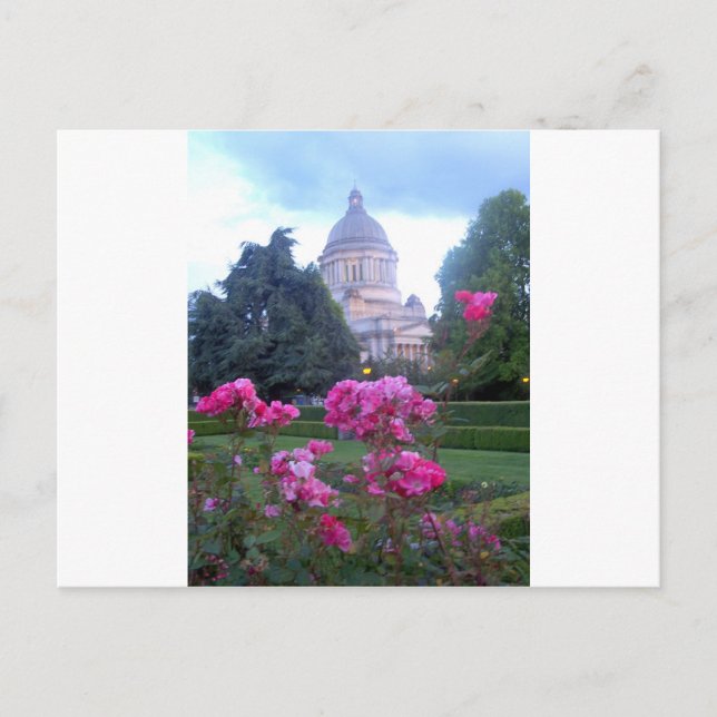 Carte Postale Capitole de l'État à Olympia, WA (Devant)