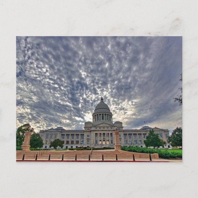 Carte Postale Capitole de l'État de l'Arkansas (Devant)