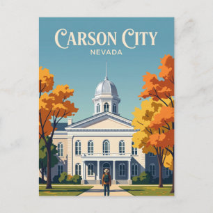 Carte Postale Capitole de l'État du Nevada États-Unis