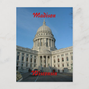 Carte Postale Capitole de l'État - Madison