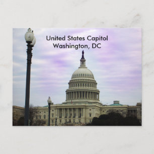 Carte Postale Capitole des États-Unis, Washington, DC