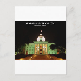 CARTE POSTALE CAPITOLE D'ÉTAT D'ALABAMA