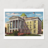 Capitole d'État vintage à Raleigh, Caroline du Nor