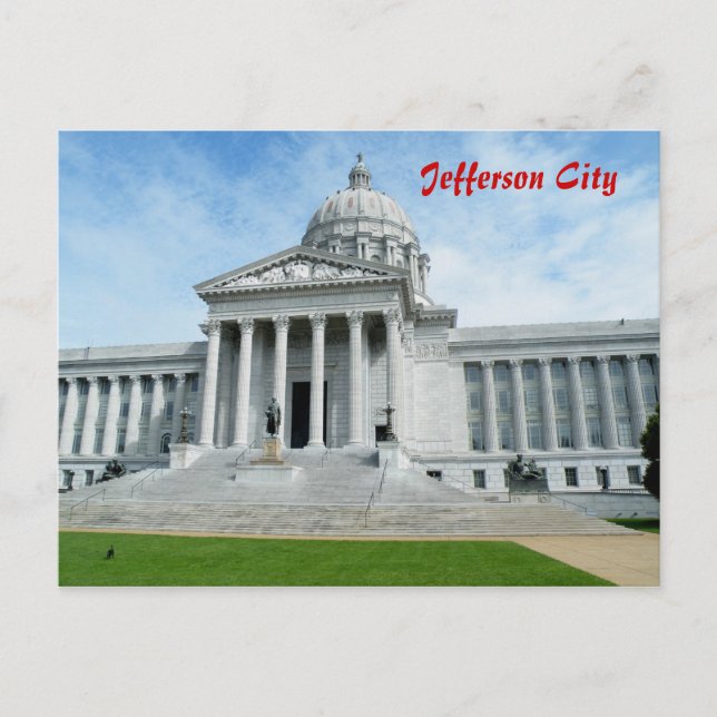 Carte Postale Capitole du Missouri (Devant)
