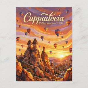 Carte Postale Cappadoce, Göreme, Anatolie centrale