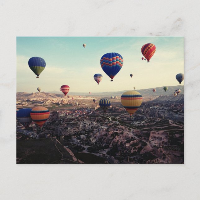 Carte Postale Cappadocia Turquie Ballons à air chaud (Devant)