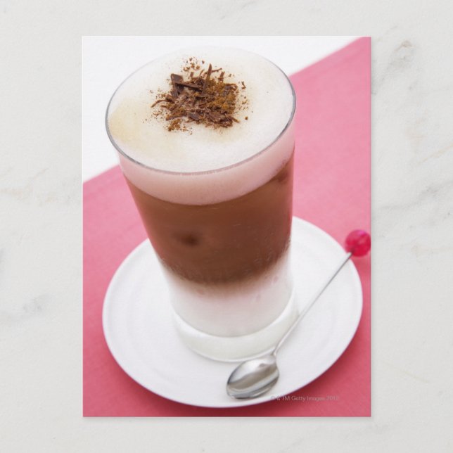 Carte Postale Cappuccino glacé (Devant)