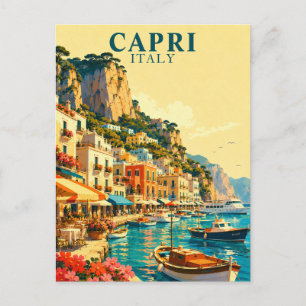 Carte Postale Capri Italie Marina Grande Port Souvenir