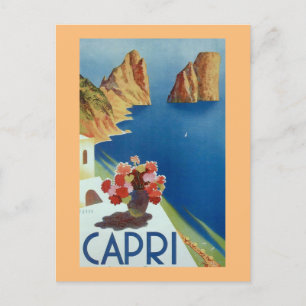 Carte Postale Capri Italie Voyage Vintage en Italie