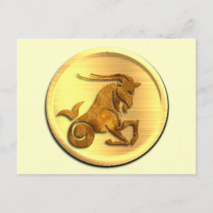 Carte postale Capricorn Zodiac