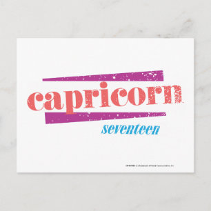 Carte Postale Capricorne Lt. rose
