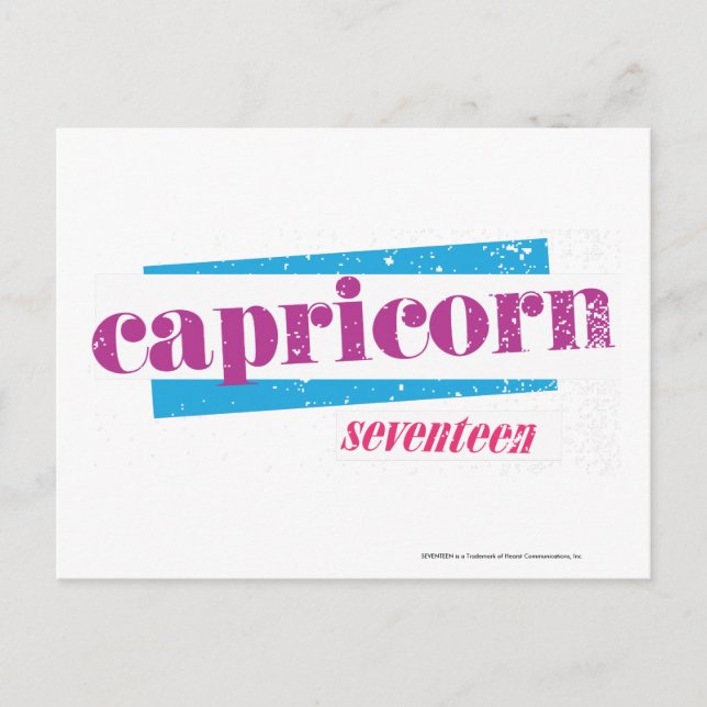 Carte Postale Capricorne pourpre (Devant)