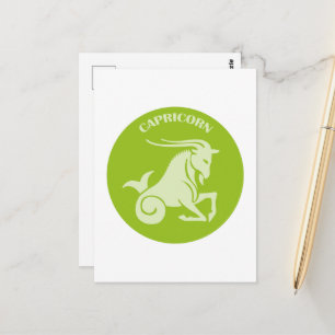 Carte Postale Capricorne, Signe du zodiaque, Horoscope, Astrolog