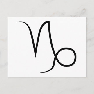 Carte Postale capricorne symbole grec astrologie zodiaque horosc