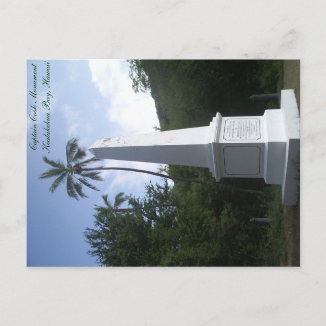 Carte postale Capt. Cook Monument Hawaii (Devant)