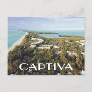 Carte Postale Captiva Island, Floride Vue aérienne Photo