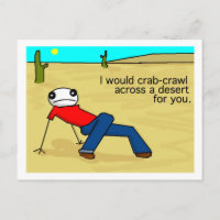 Carte postale Capture de crabe