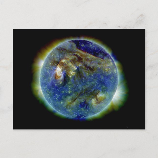 Carte Postale Capture d'écran ultraviolet à plusieurs longueurs  (Devant)