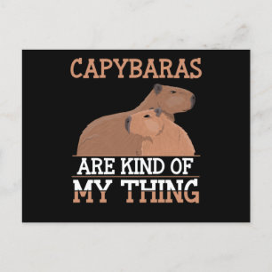 Carte Postale Capybara lover Women Men Animal Love