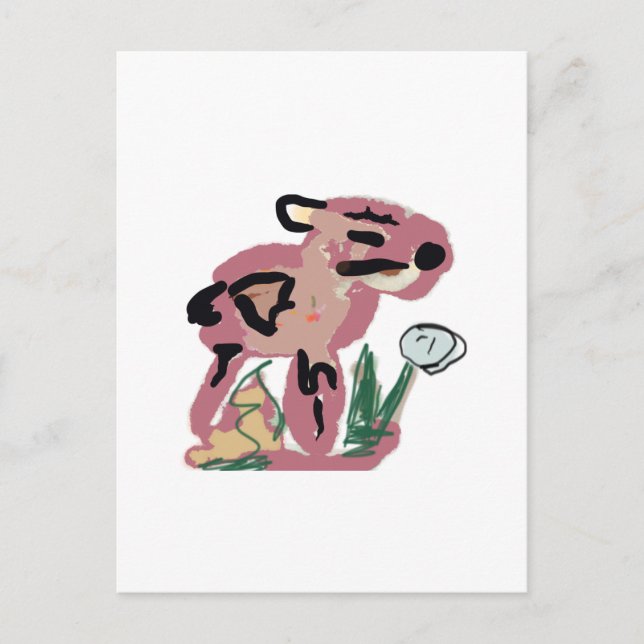 Carte Postale Capybara Sucré (Devant)