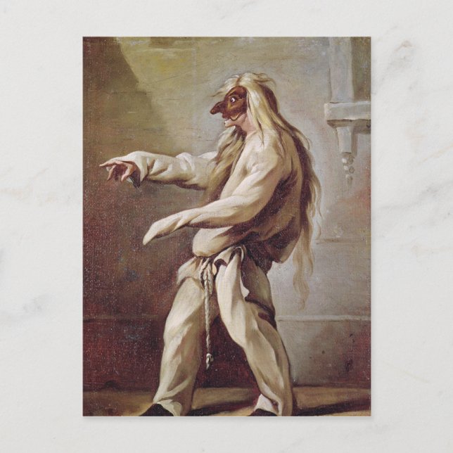 Carte Postale Caractère du Commedia dell'Arte (Devant)