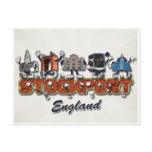 Caractères de dessin animé de Stockport