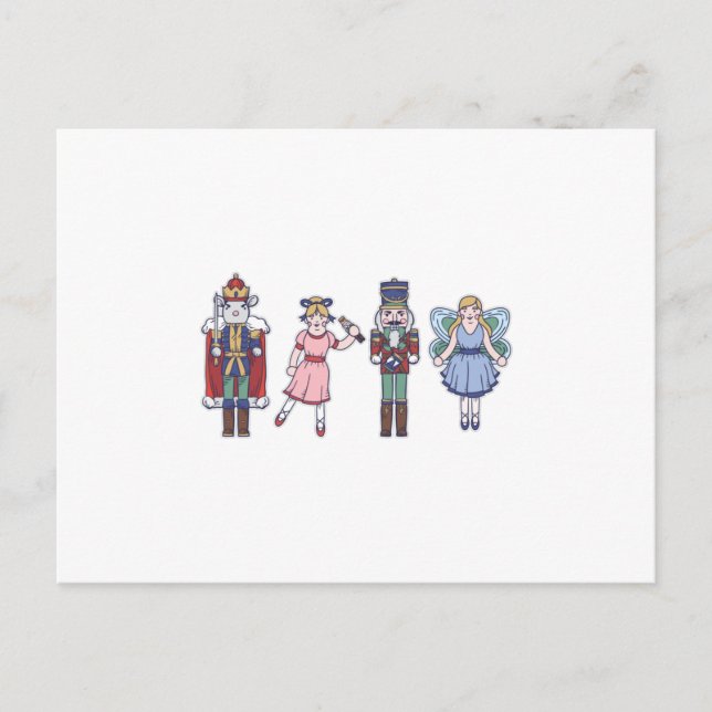 Carte Postale Caractères Nutcracker (Devant)