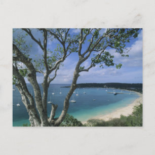 Carte Postale Caraïbes, île d'Anguilla, port de Road Bay.