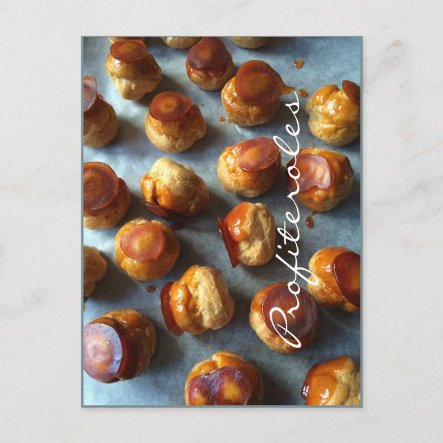 Carte postale Caramel Profiteroles (Devant)