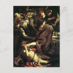 Carte Postale Caravaggio- Conversion de Saint Paul
