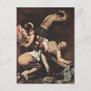 Carte Postale Caravaggio- Crucifixion de Saint Pierre