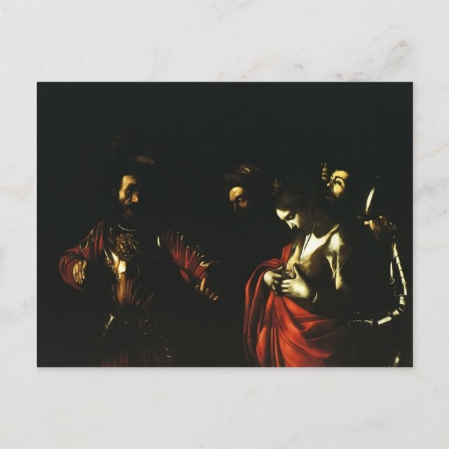 Carte Postale Caravaggio- Martyre de Saint Ursula (Devant)