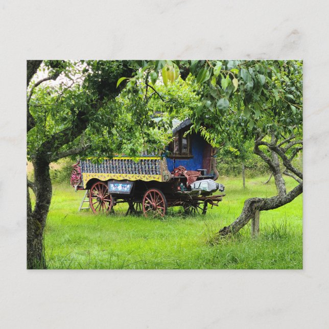 Carte Postale caravane de gitans (Devant)
