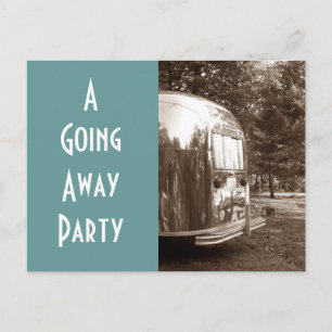 Carte postale Caravane vintage départ