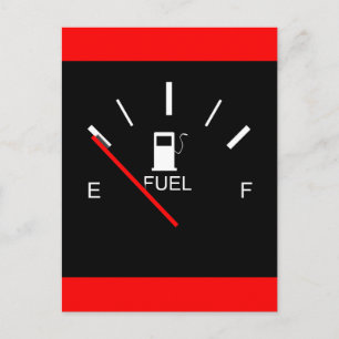 CARTE POSTALE CARBURANT VIDE VOYAGE EN ROUGE BLANC NOIR COMPLET2