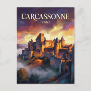 Carte Postale Carcassonne Ville Médiévale France
