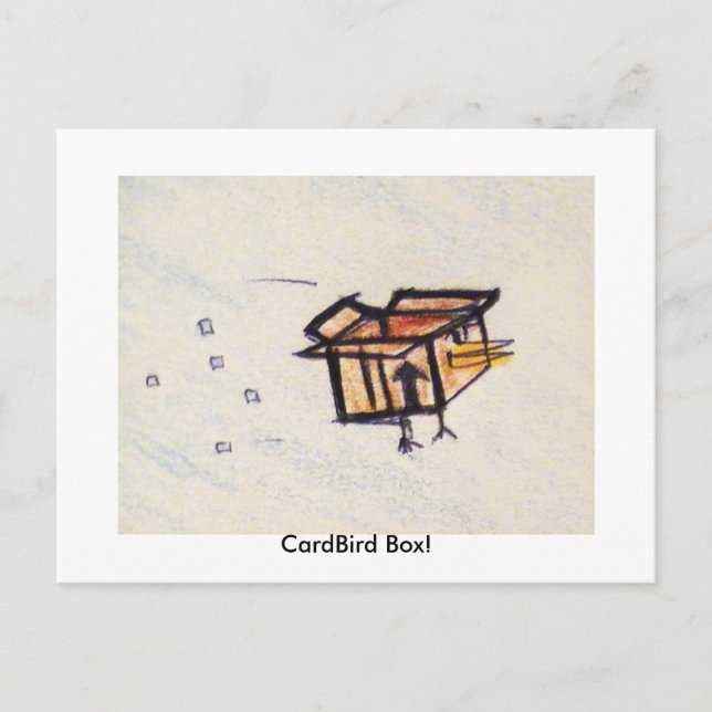 Carte Postale CardBird Box ! (Devant)
