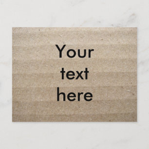 Carte Postale Cardboard