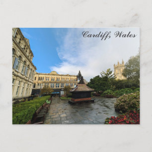 Carte Postale Cardiff Wales St Johns Gardens Welsh Travel