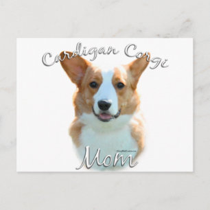 Carte Postale Cardigan Welsh Corgi Maman 2