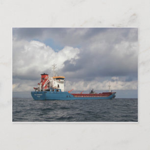 Carte Postale Cargo Ship Suat Karabekir