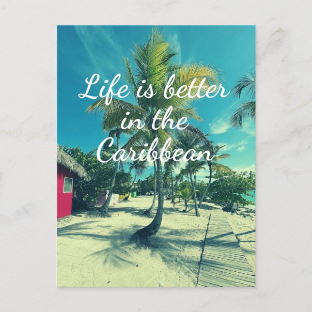 Carte postale Caribbean Beach (Devant)