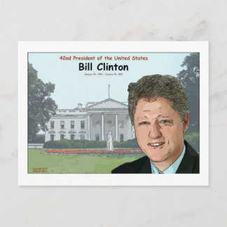 Carte Postale Caricature de Bill Clinton