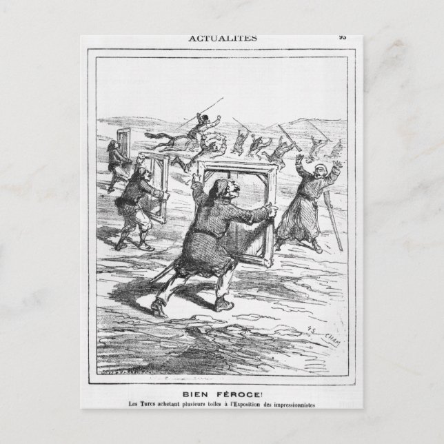 Carte Postale Caricature de 'Le Charivari' (Devant)